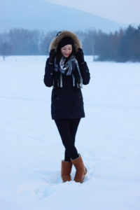 Beanie Mütze Haube Winter Schnee Süchtig nach Lifestyleblog Linz