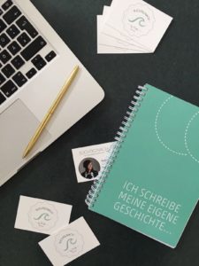 Blogger Konferenzen Visitenkarten Flatlay