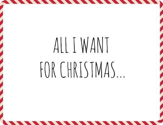 Christmas Wishlist