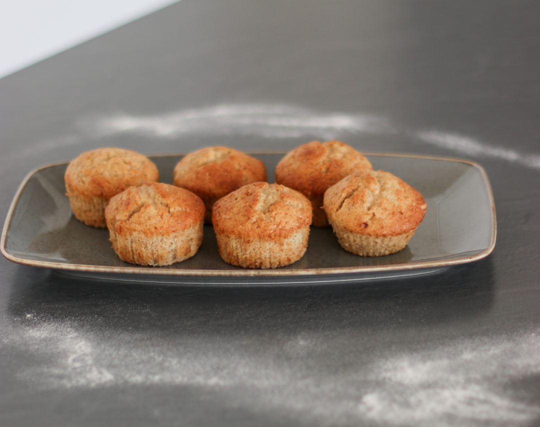 Fluffige Bananenbrot-Muffins.